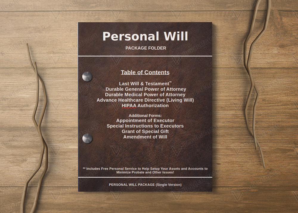 Personal Will Package